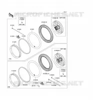 PNEUS pour Kawasaki KX250F 2009