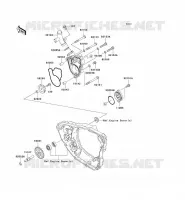 POMPE &Agrave; EAU pour Kawasaki KX250F 2009