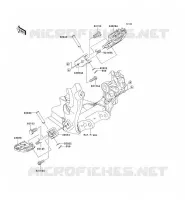 REPOSE PIED pour Kawasaki KX250F 2009
