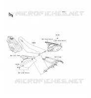 SELLE pour Kawasaki KX250F 2009