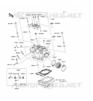 CULASSE pour Kawasaki KX250F 2009