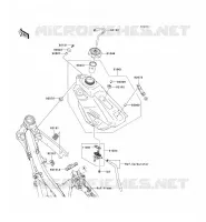 RESERVOIR CARBURANT pour Kawasaki KX250F 2009