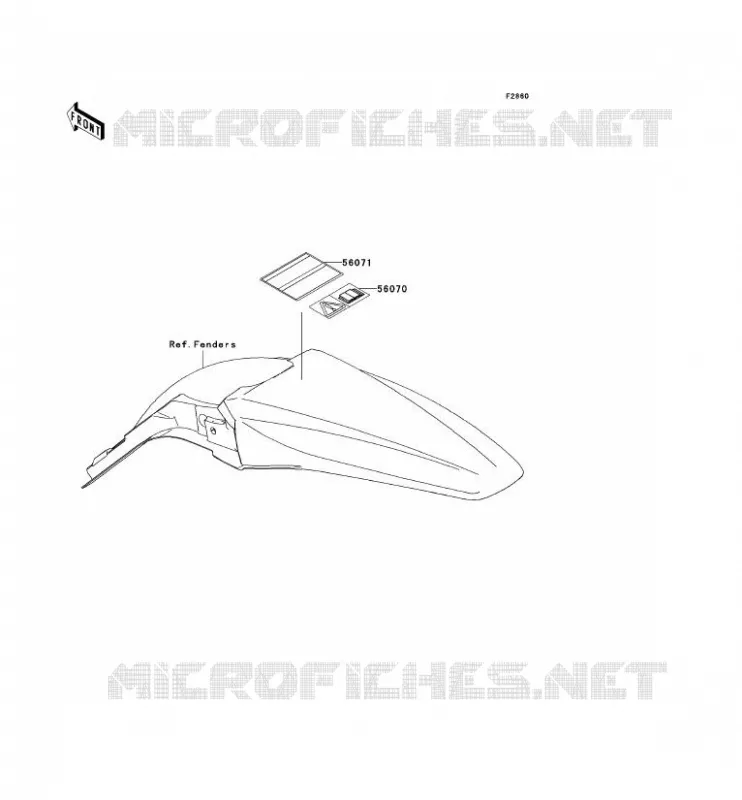 LABEL Kawasaki TOUT-TERRAIN 250 2010 KX250F  KX250XAFB