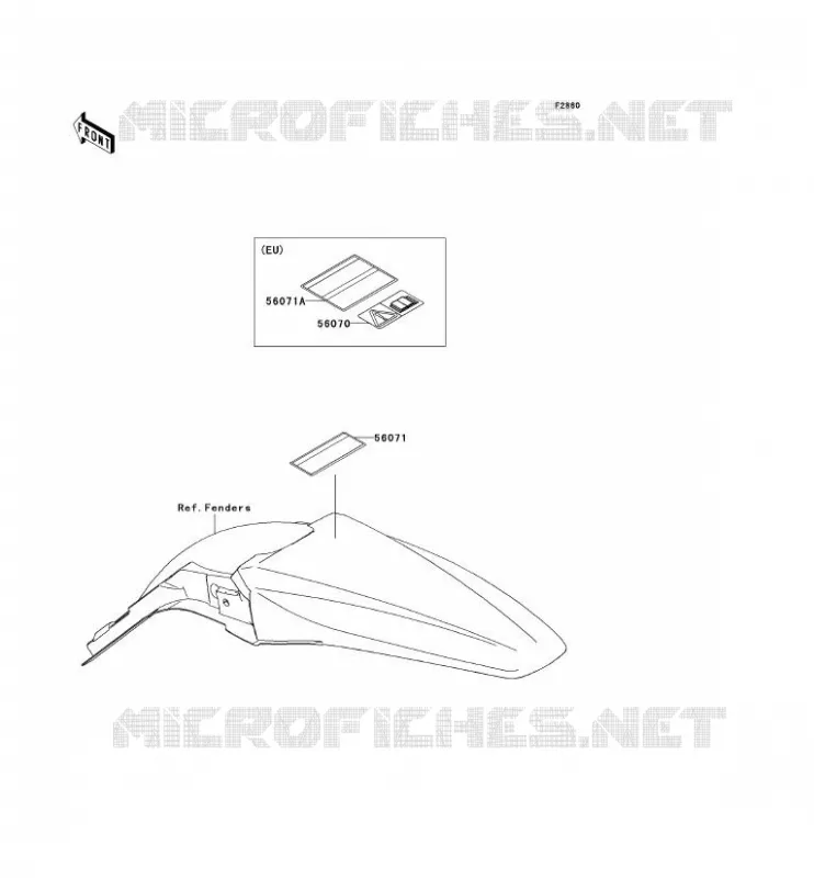 LABEL Kawasaki TOUT-TERRAIN 250 2011 KX250F  KX250YBF