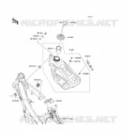 RESERVOIR CARBURANT pour Kawasaki KX250F 2014