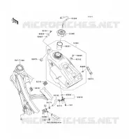 RESERVOIR CARBURANT pour Kawasaki KX450F 2006