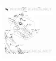 RESERVOIR CARBURANT pour Kawasaki KX450F 2011
