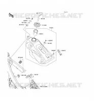 RESERVOIR CARBURANT pour Kawasaki KX450F 2014