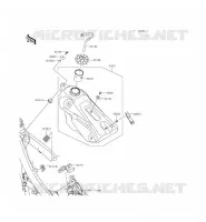RESERVOIR CARBURANT pour Kawasaki KX450F 2015