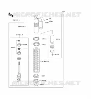 AMORTISSEUR pour Kawasaki KX500 1989