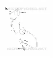 BOBINE D'ALLUMAGE pour Kawasaki KX500 1989