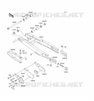 BRAS OSCILLANT pour Kawasaki KX500 1989