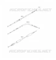 CABLE pour Kawasaki KX500 1989