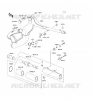 &Eacute;CHAPPEMENT pour Kawasaki KX500 1989