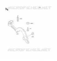 PEDALE DE FREIN pour Kawasaki KX500 1989