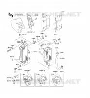 RADIATEUR pour Kawasaki KX500 1989