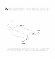 SELLE pour Kawasaki KX500 1989
