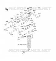 SUSPENSION pour Kawasaki KX500 1989