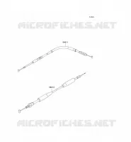 CABLES pour Kawasaki KX500 1998