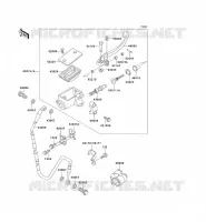 MAITRE CYLINDRE AV pour Kawasaki KX500 1998