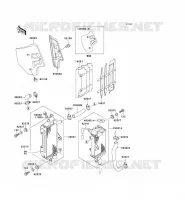 RADIATEUR pour Kawasaki KX500 1998