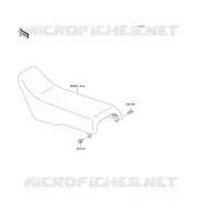 SELLE pour Kawasaki KX500 1998