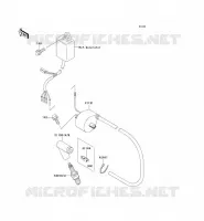 SYSTEME D&acute;ALLUMAGE pour Kawasaki KX500 1998