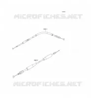 CABLES pour Kawasaki KX500 1999