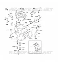 CULASSE/CYLINDRE pour Kawasaki KX500 1999