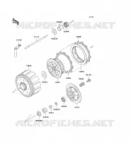 EMBRAYAGE pour Kawasaki KX500 1999