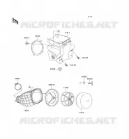 FILTRE A AIR pour Kawasaki KX500 1999