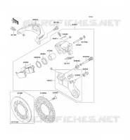 FREIN ARRIERE pour Kawasaki KX500 1999
