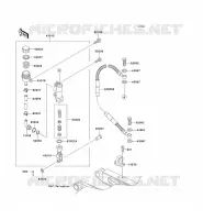 MAITRE CYLINDRE ARRI&Egrave;RE pour Kawasaki KX500 1999