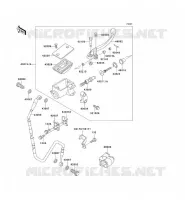 MAITRE CYLINDRE AV pour Kawasaki KX500 1999