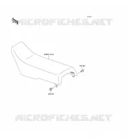 SELLE pour Kawasaki KX500 1999