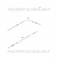 CABLES pour Kawasaki KX500 2001