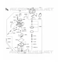 CARBURATEUR pour Kawasaki KX500 2001