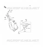 CH&Acirc;SSIS pour Kawasaki KX500 2001