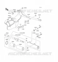 &Eacute;CHAPPEMENT pour Kawasaki KX500 2001