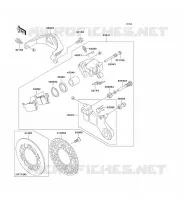 FREIN ARRIERE pour Kawasaki KX500 2001