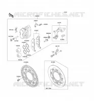 FREIN AVANT pour Kawasaki KX500 2001
