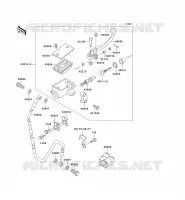 MAITRE CYLINDRE AV pour Kawasaki KX500 2001