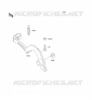 PEDALE DE FREIN pour Kawasaki KX500 2001