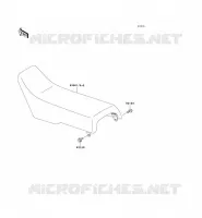 SELLE pour Kawasaki KX500 2001