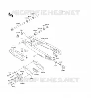 BRAS OSCILLANT pour Kawasaki KX500 1992