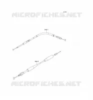 CABLES pour Kawasaki KX500 1992