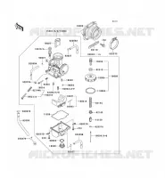 CARBURATEUR pour Kawasaki KX500 1992