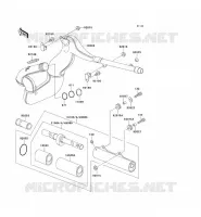 &Eacute;CHAPPEMENT pour Kawasaki KX500 1992