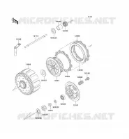 EMBRAYAGE pour Kawasaki KX500 1992