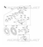 FREIN ARRIERE pour Kawasaki KX500 1992